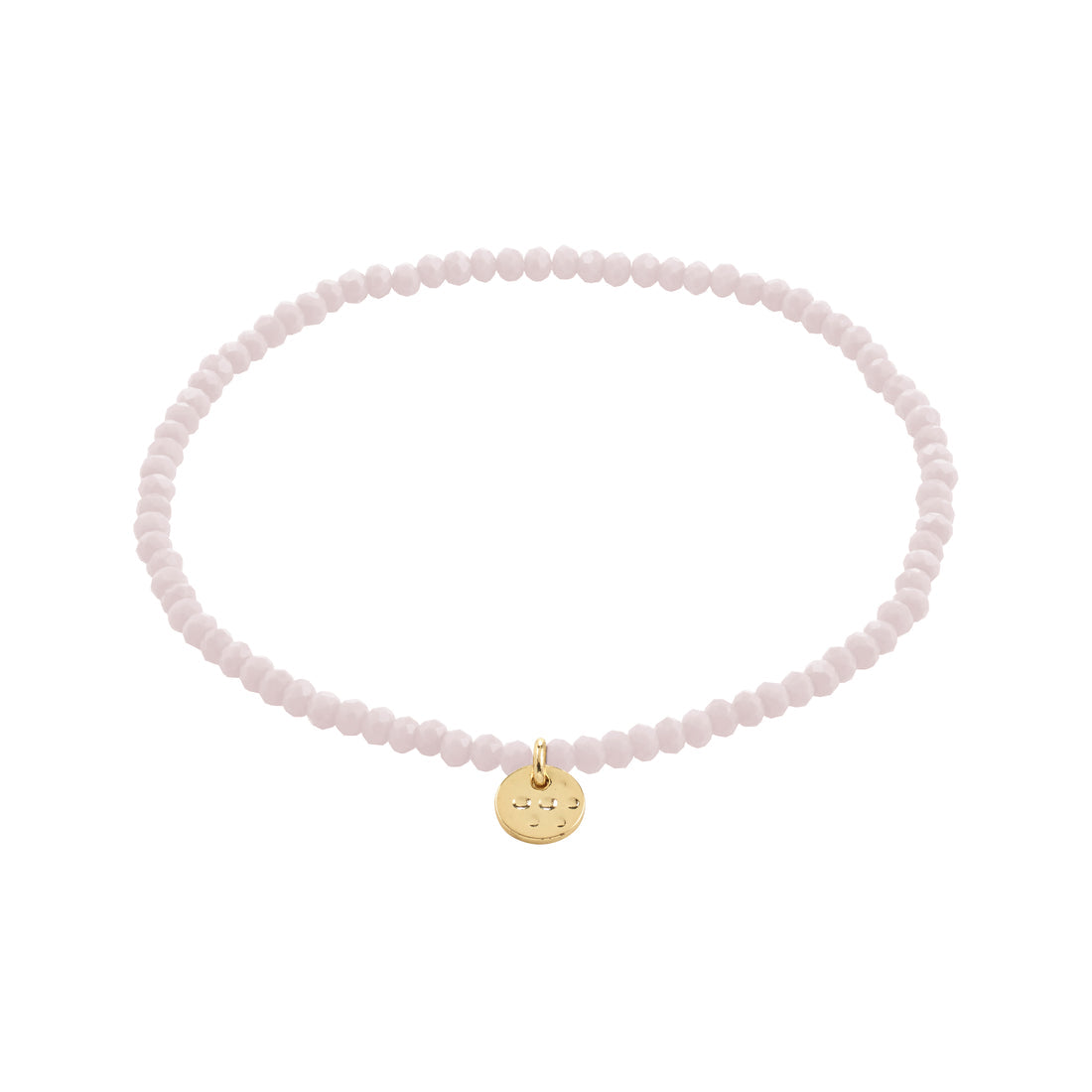 INDIE Armband, roze, verguld