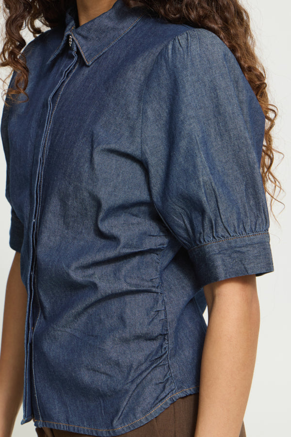 IHARCHER Shirt Denim Authentic Blue