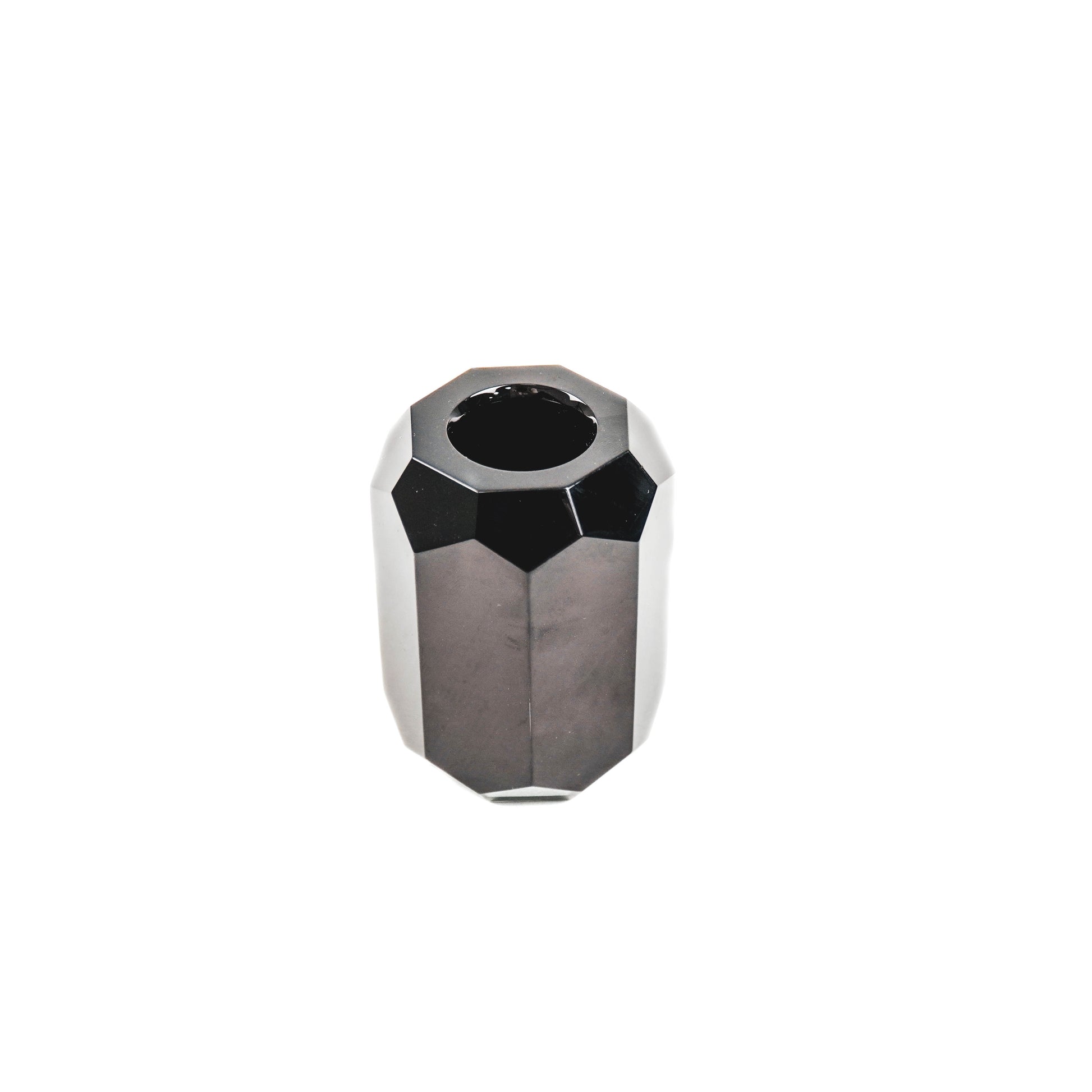 HV Crystal Kaarsenhouder Zwart (5x5x7cm)