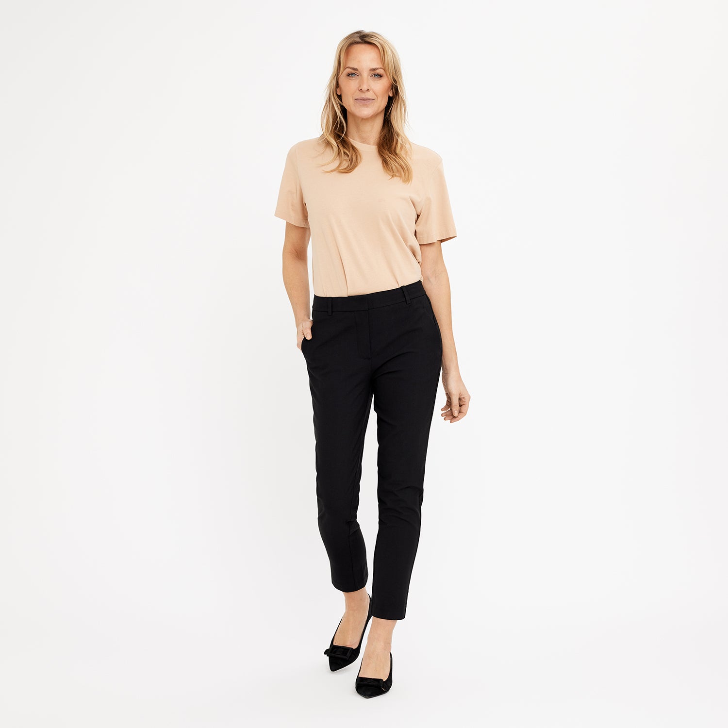 Broek Kylie Crop Black