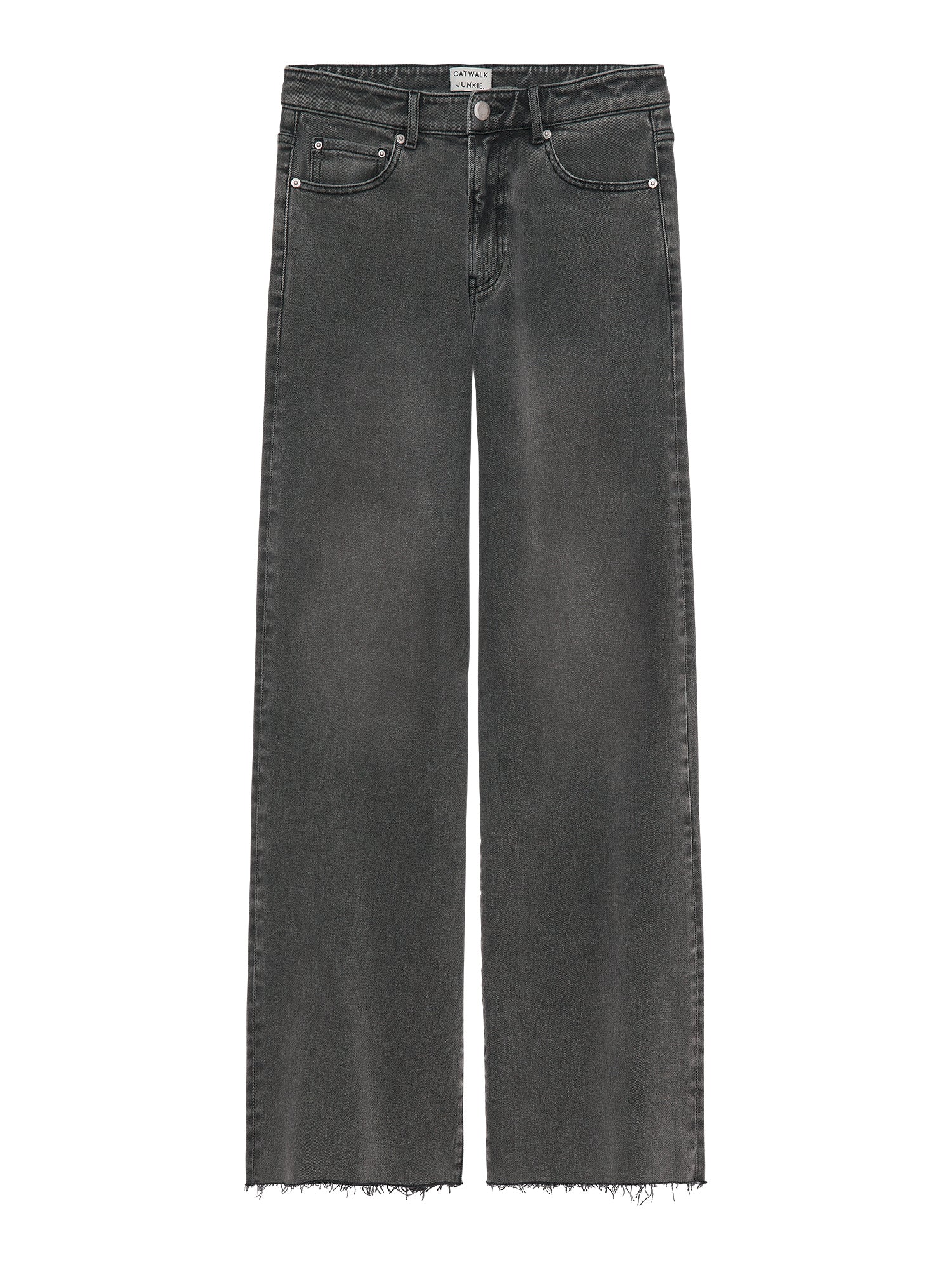 Loose fit jeans Donkergrijs