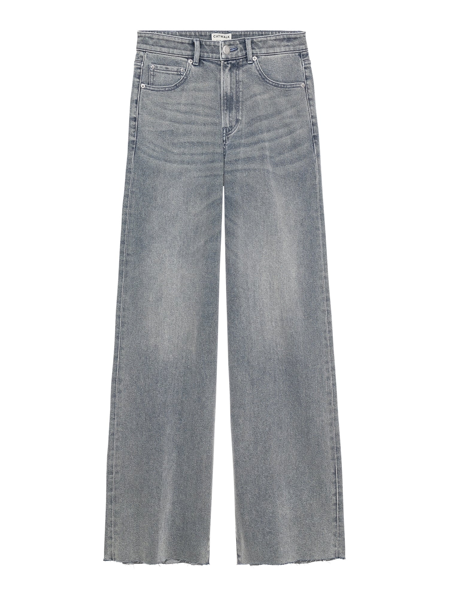 Loose fit jeans getint blauw