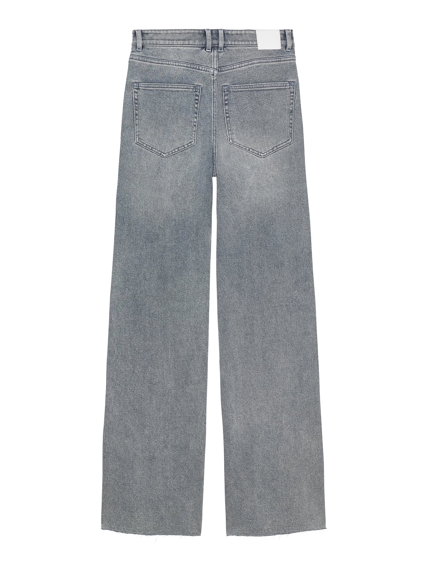 Loose fit jeans getint blauw