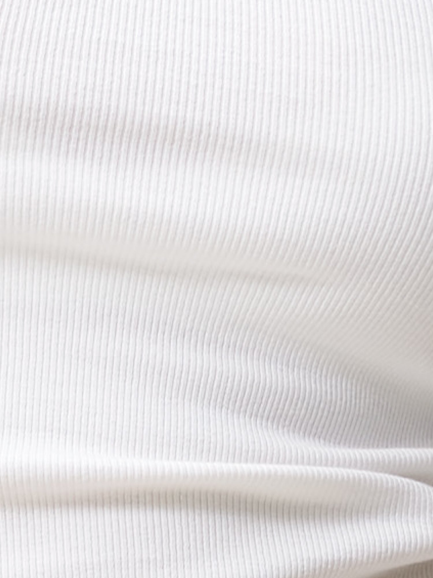 Klassieke geribde singlet Gebroken wit