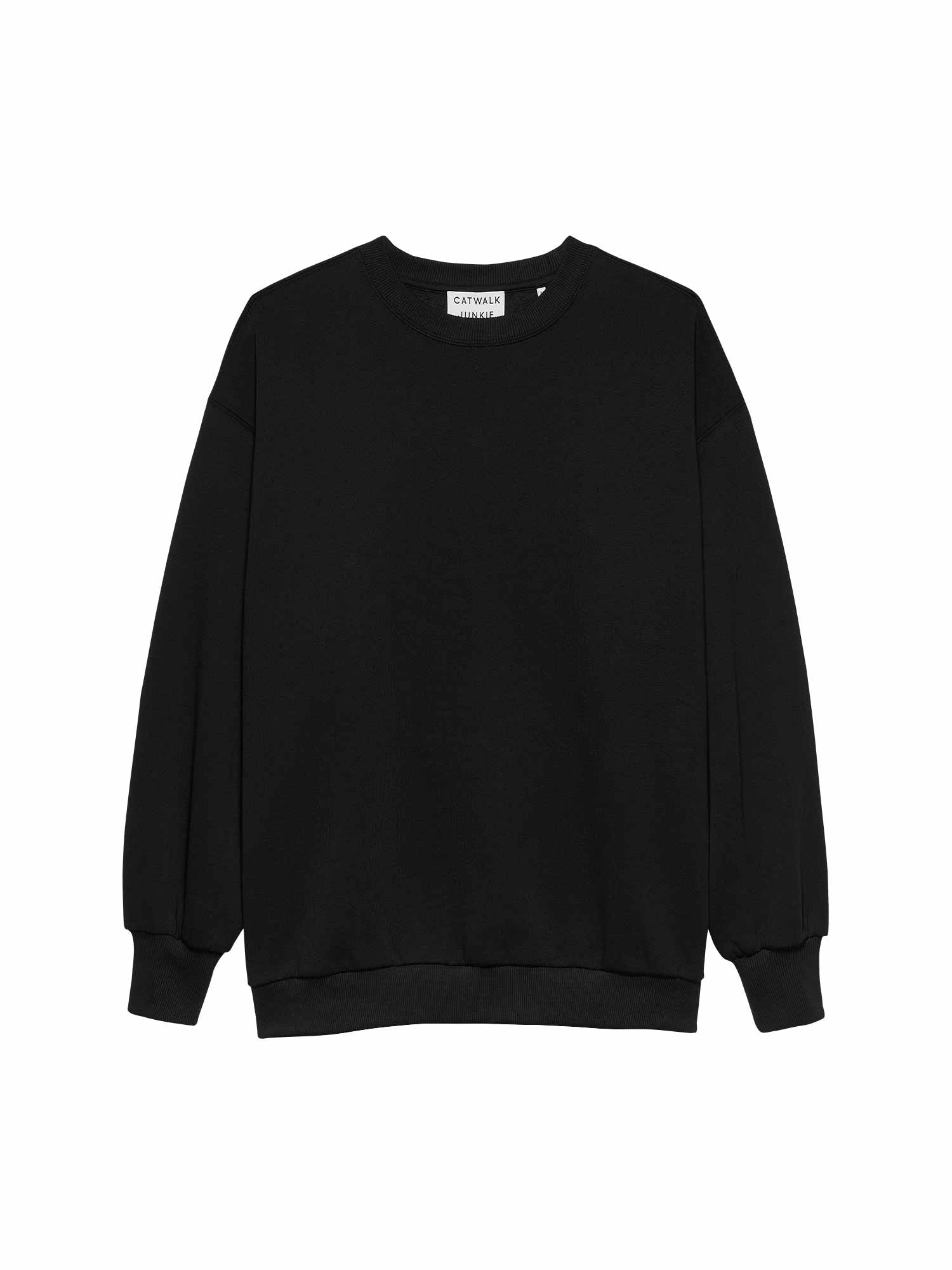 Relaxed sweater Zwart