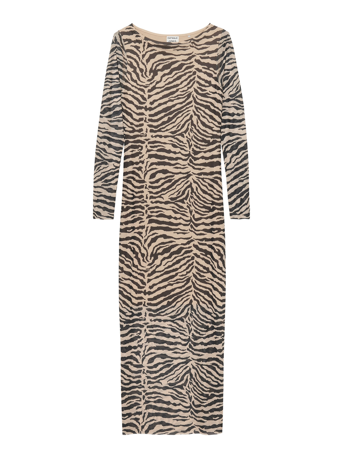 Mesh-zebra-jurk