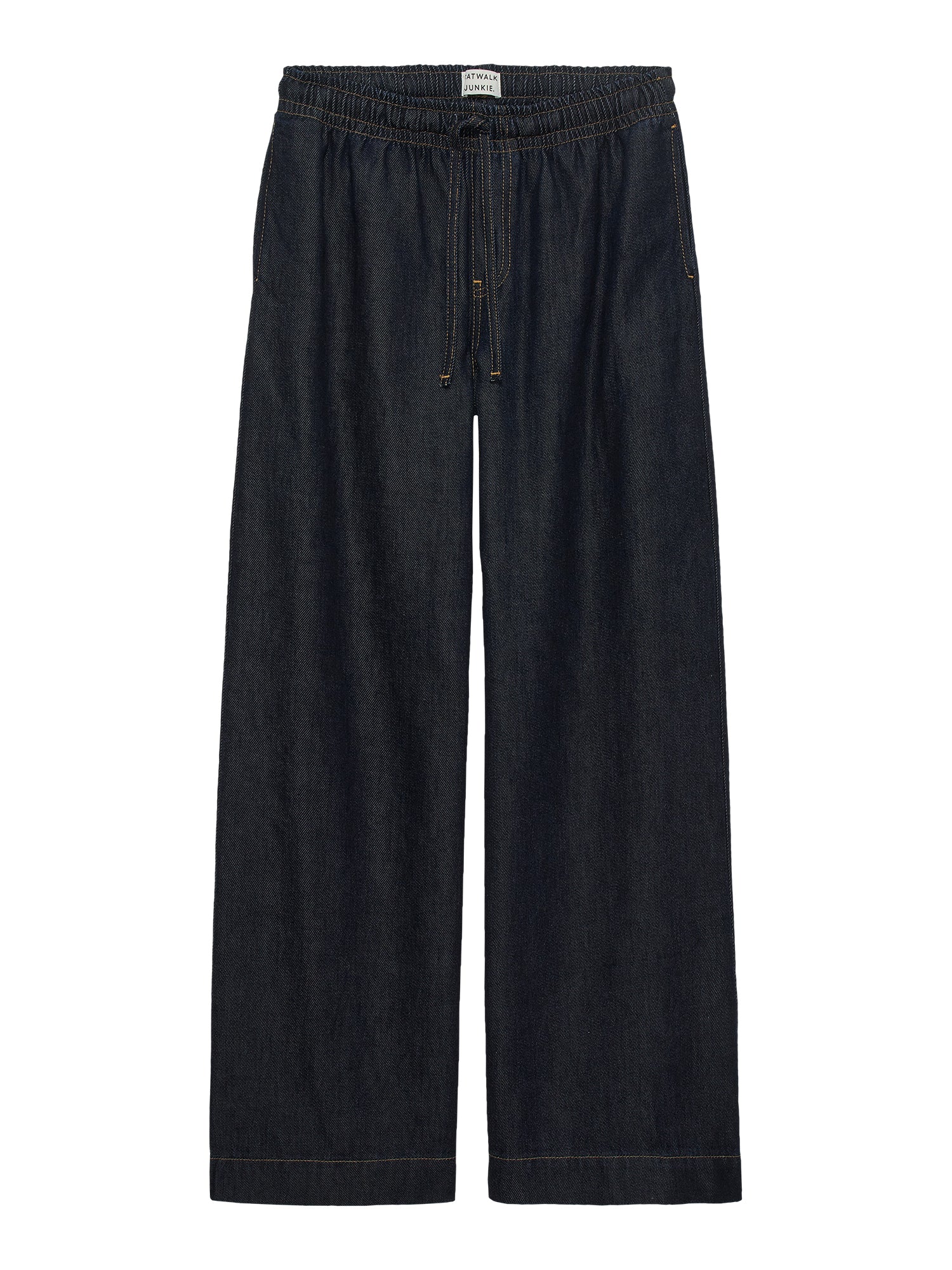 Denim jogger donkerblauw