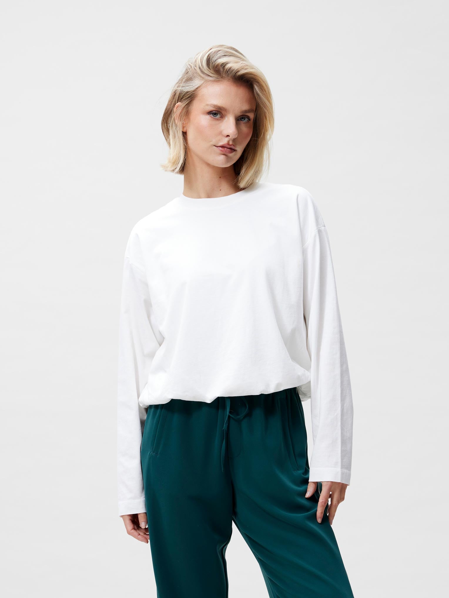 Lange mouwen instoppen off-white