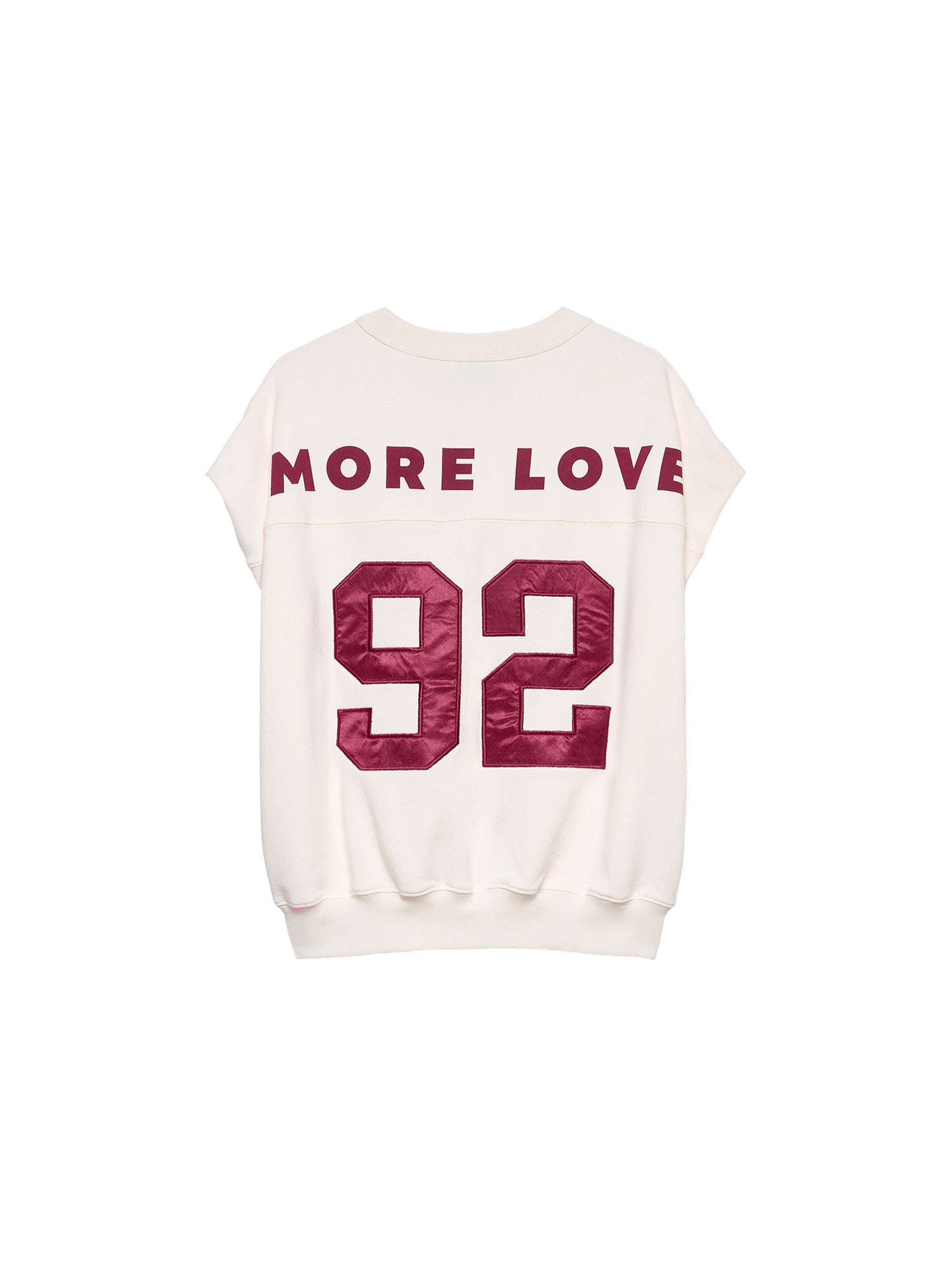 Sleeveless graphic sweater Egret