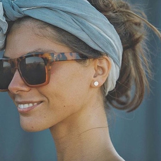 WYNONNA recycelte Ohrstecker, versilbert