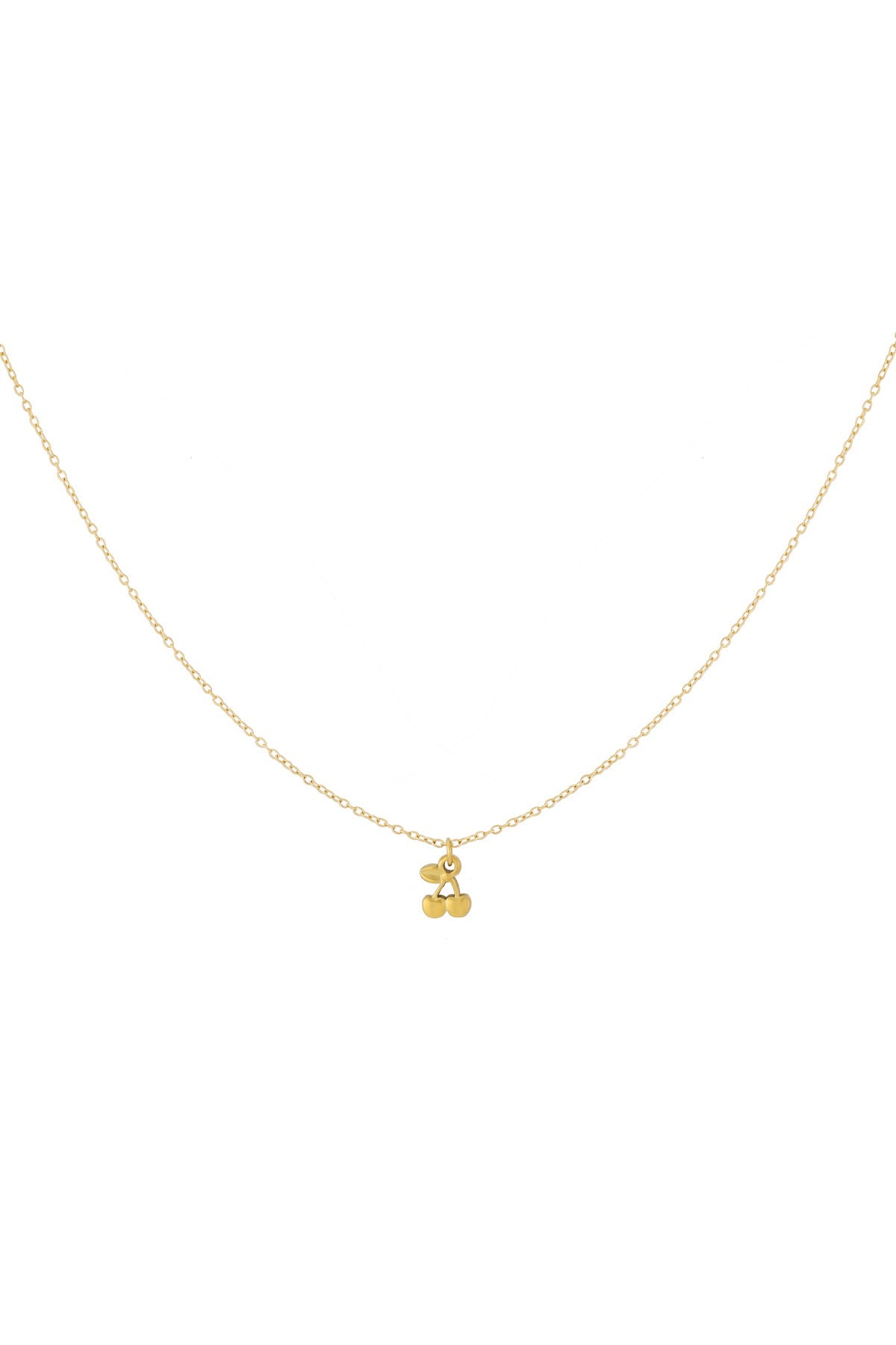 Ketting Cherry Love Goudkleurig