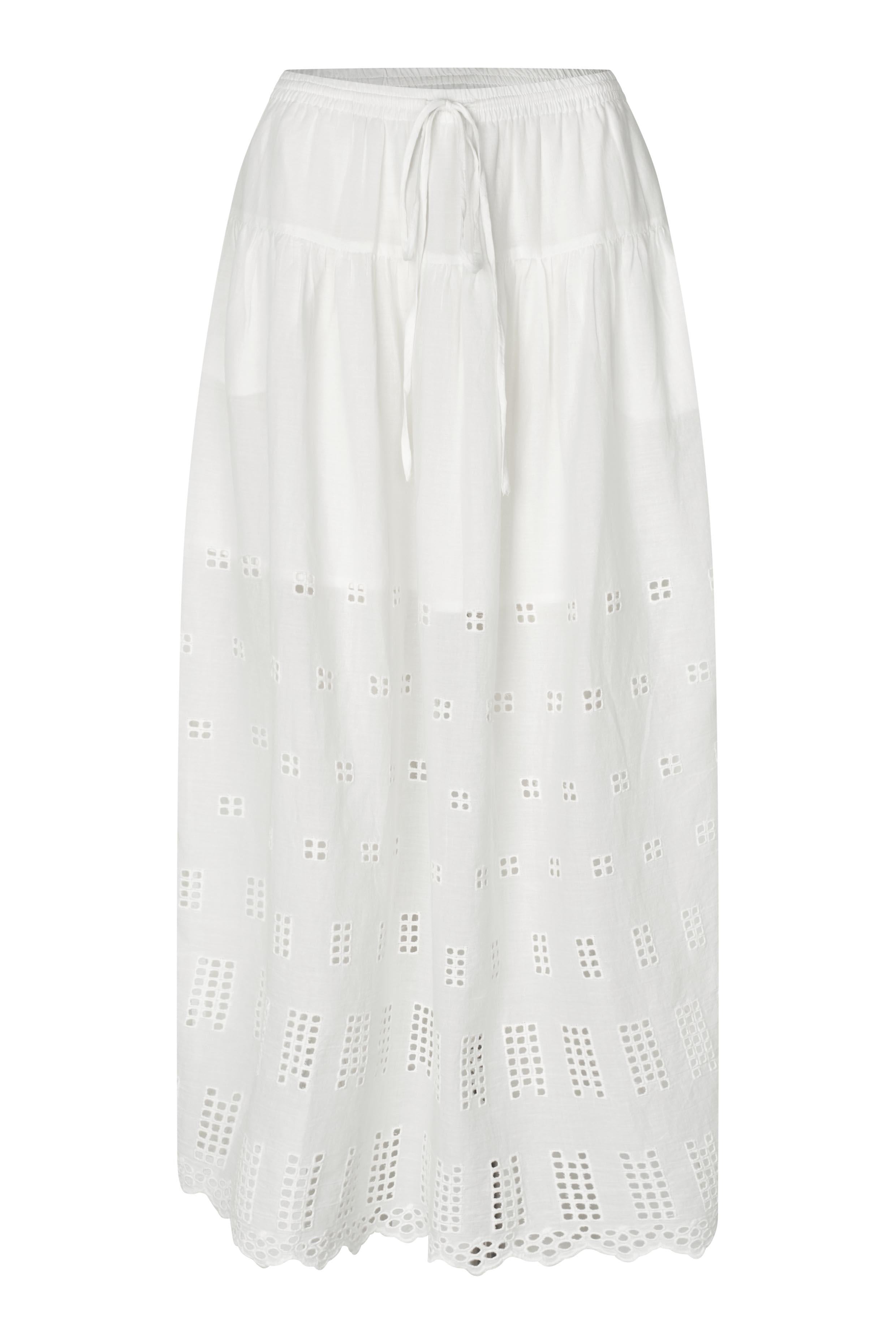 Elenore Skirt White Alyssum