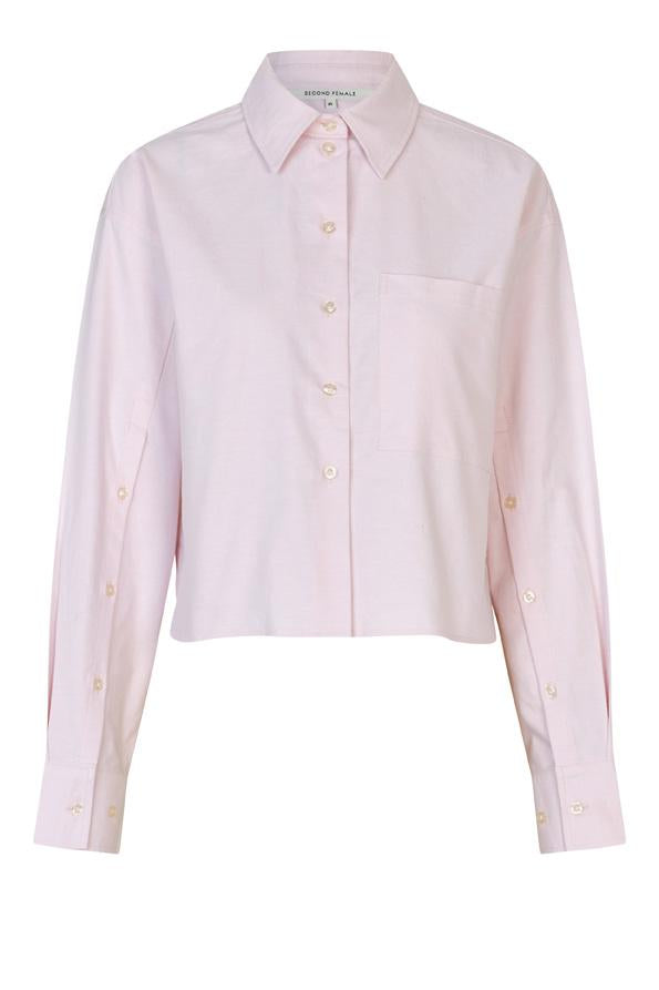 Baulo Slit Shirt Mauve Morn