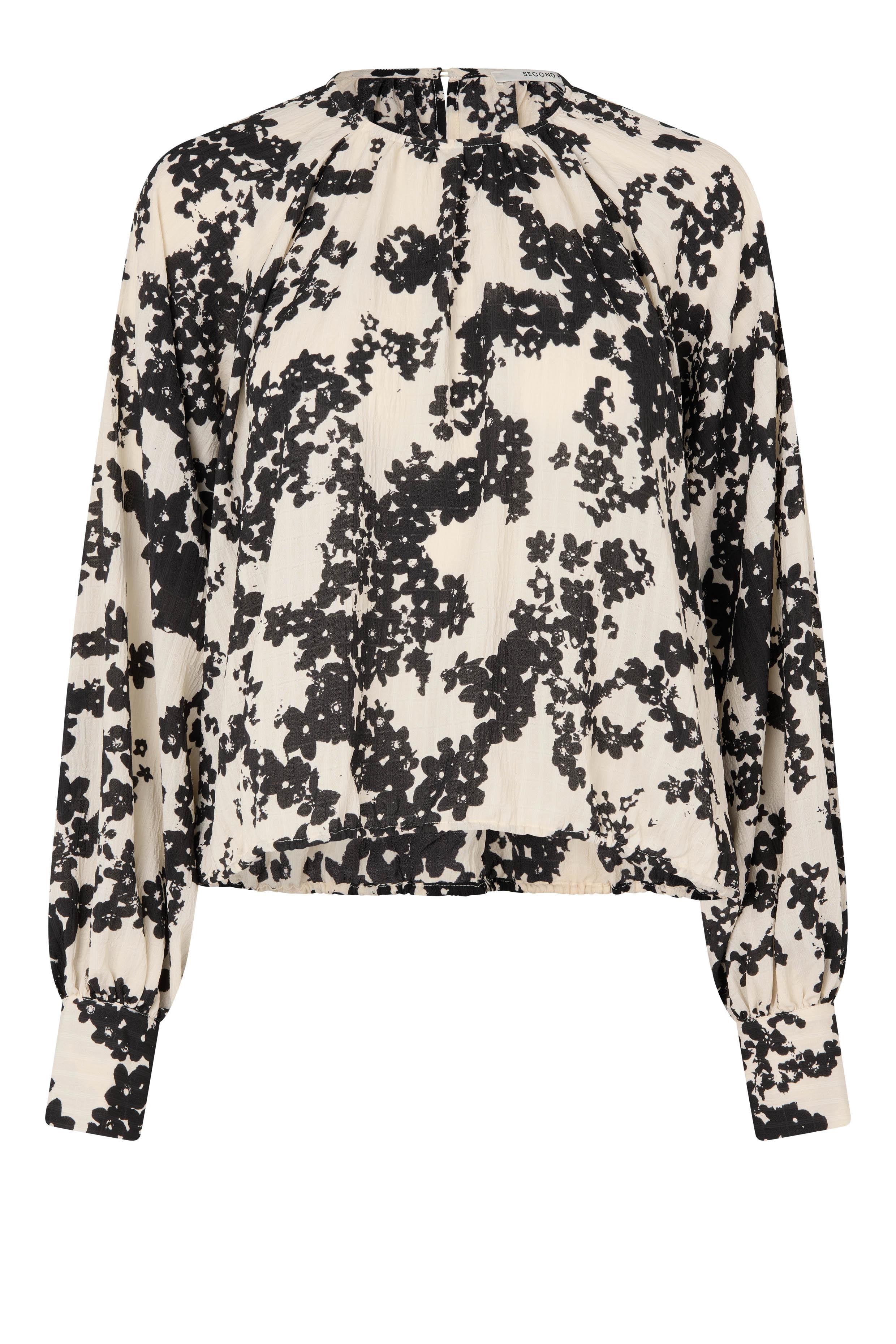 Fleuri Blouse Zwart