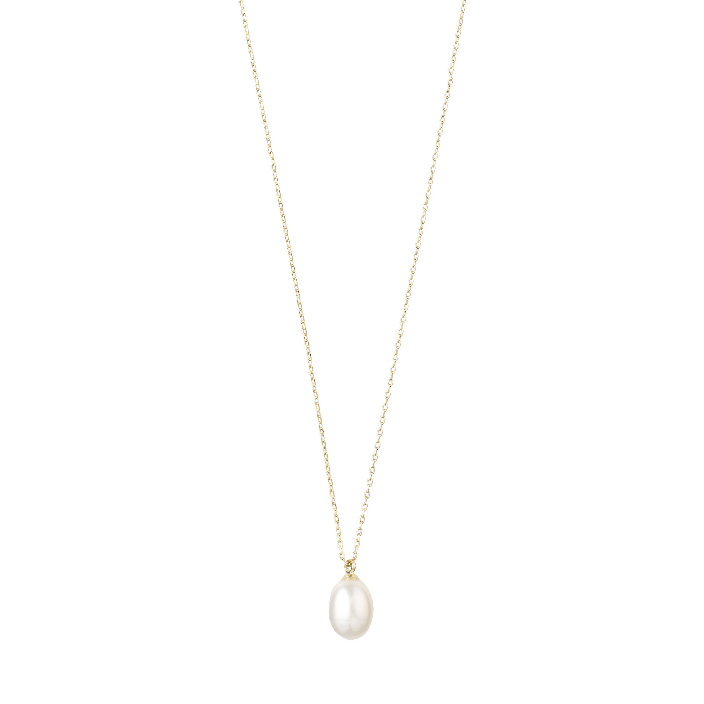 EILA zoetwaterparelketting, verguld