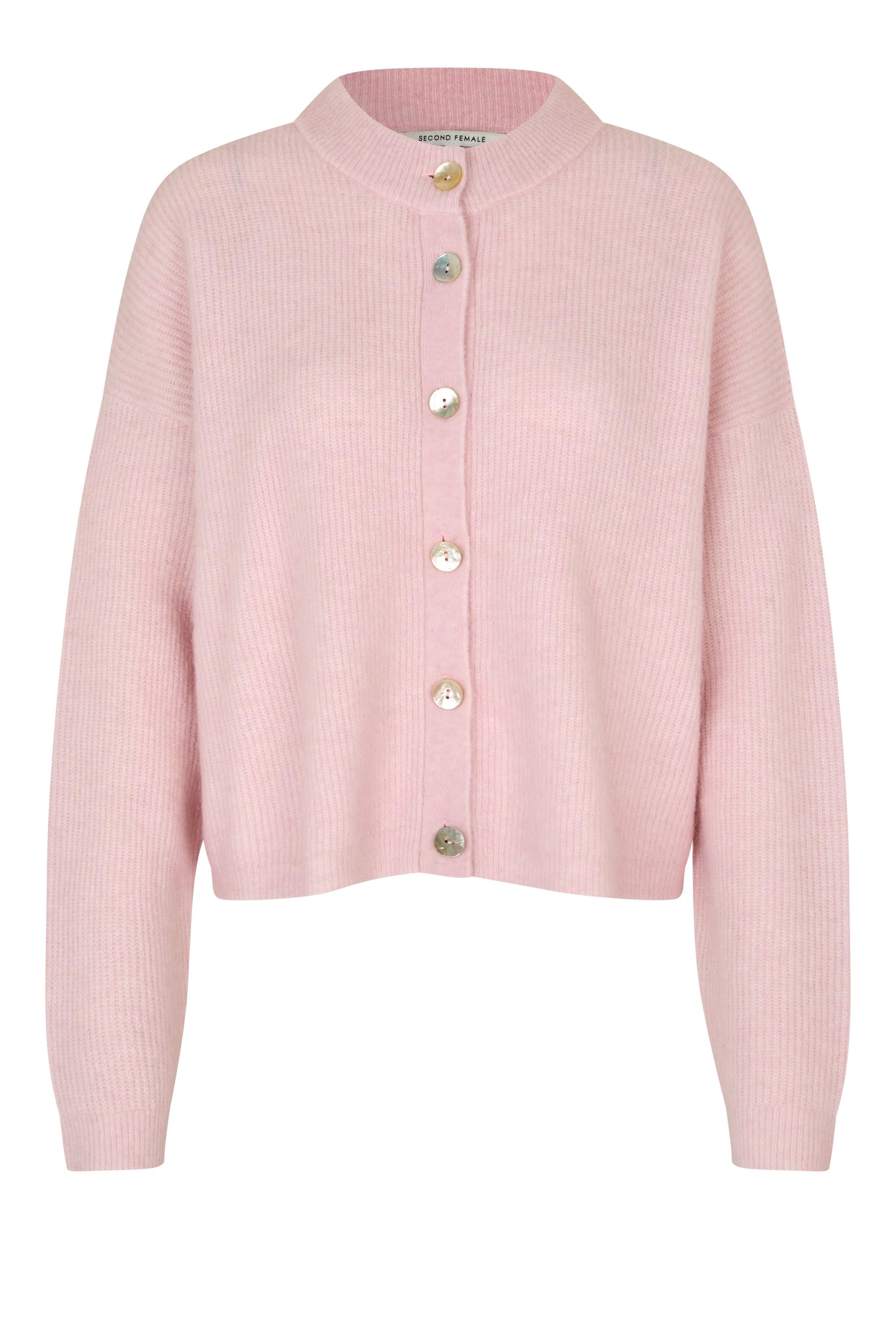 Gabby Knit Cardigan Pale Lilac