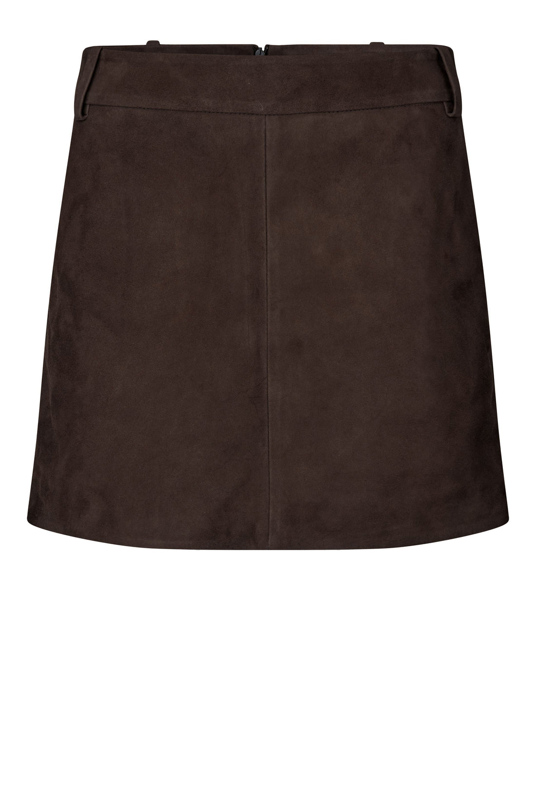 Noormie Suede Mini Skirt Chocolate Plum
