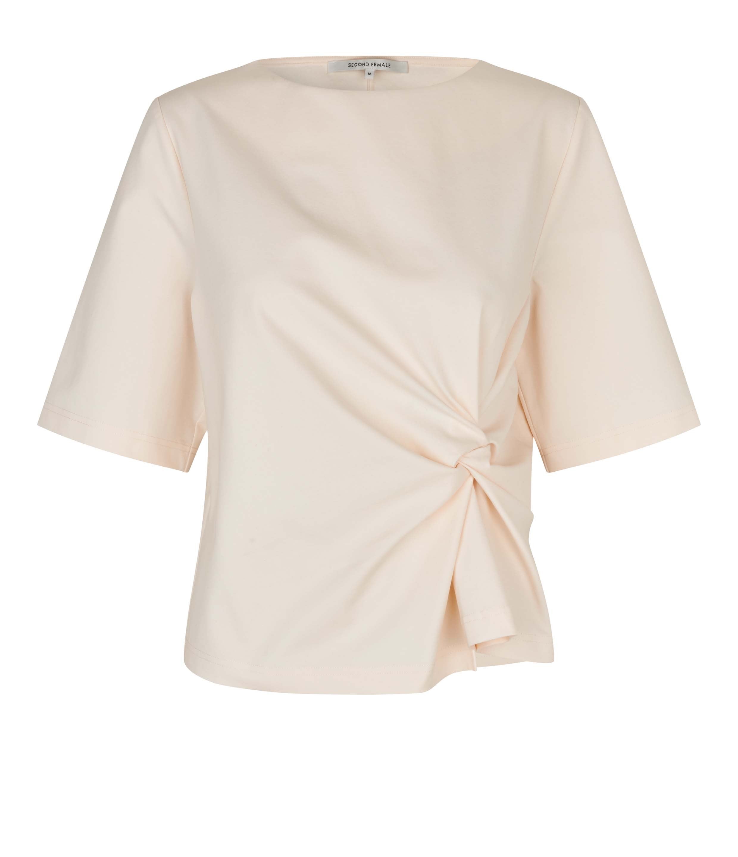 Arkai Drape Tee Eggnog