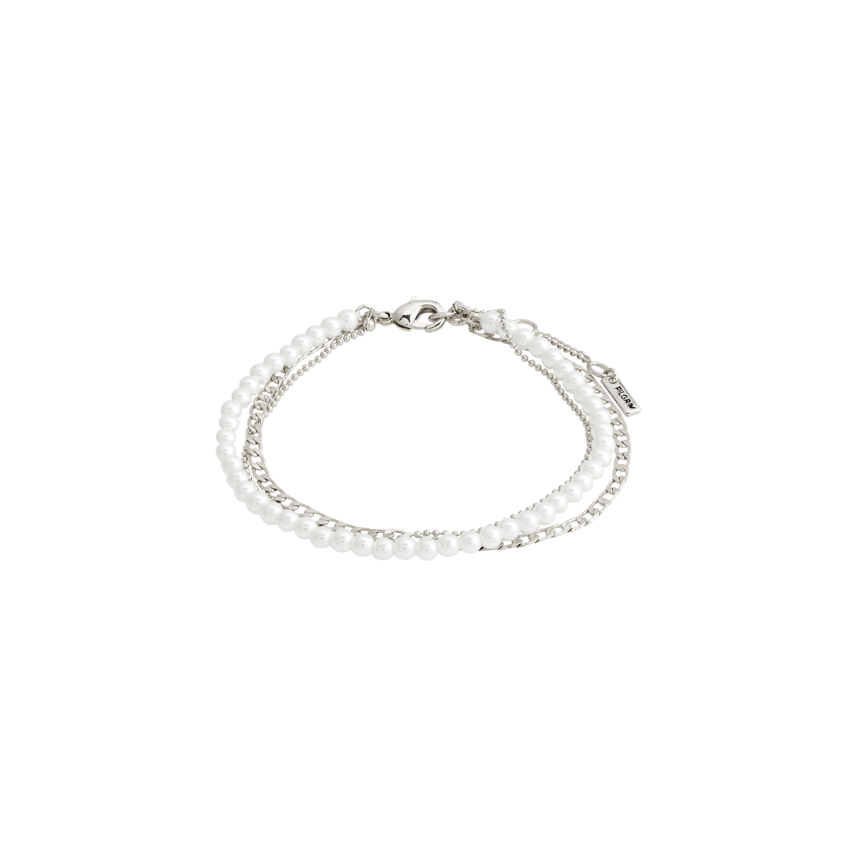 BAKER Armband 3-in-1-set, verzilverd