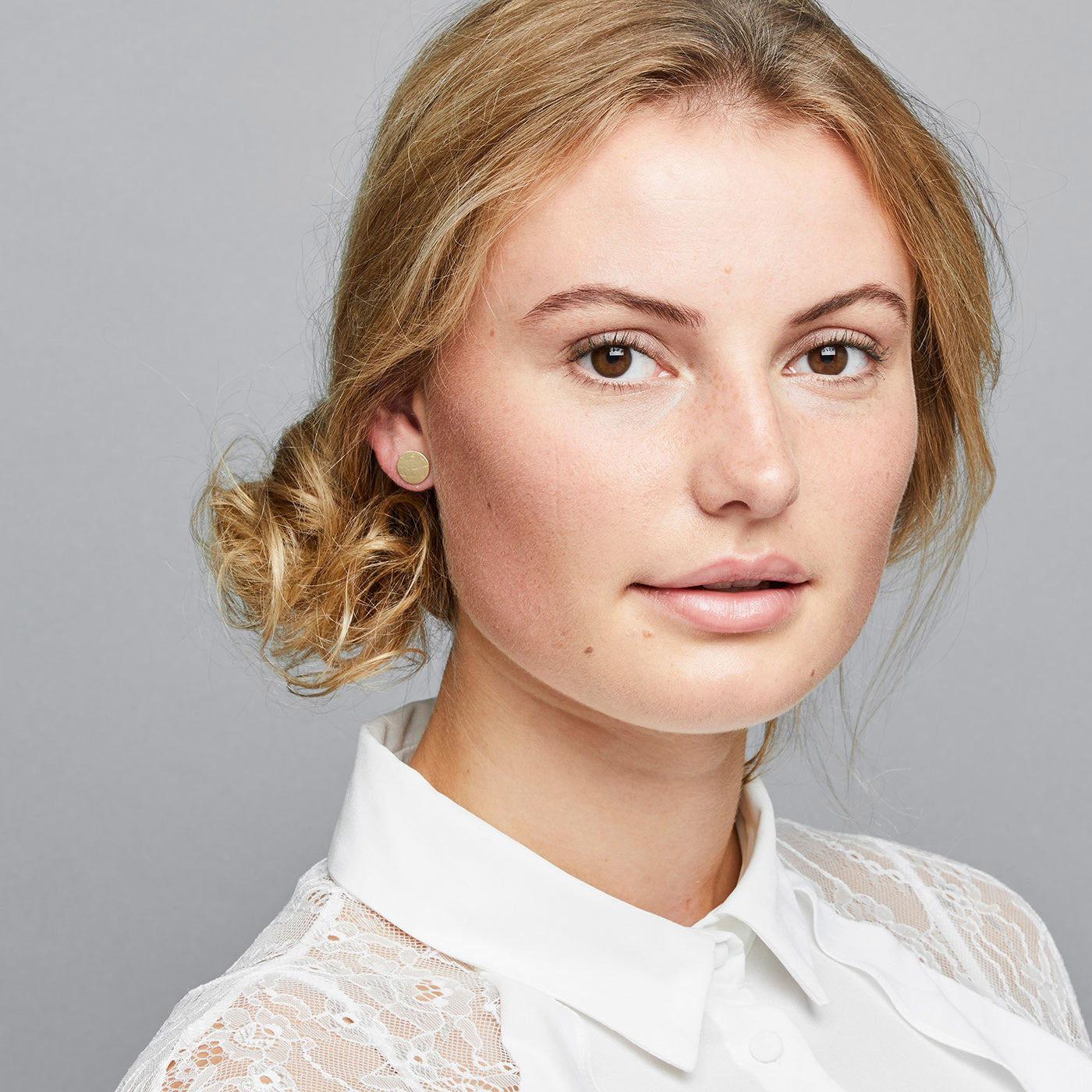 JACY gerecyclede oorbellen set, verguld