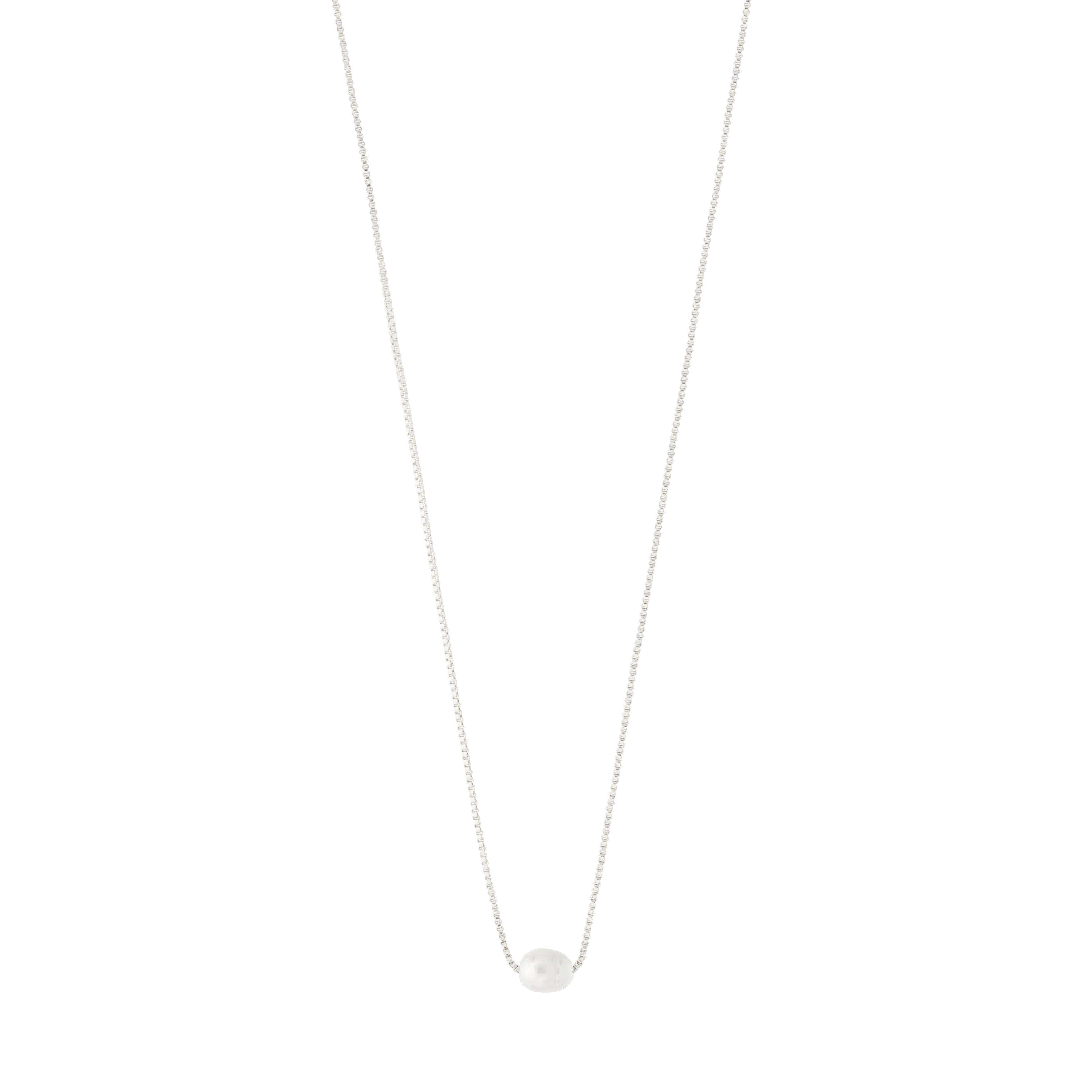 ALAYAH Geschenkset, Halskette & Ohrstecker, versilbert