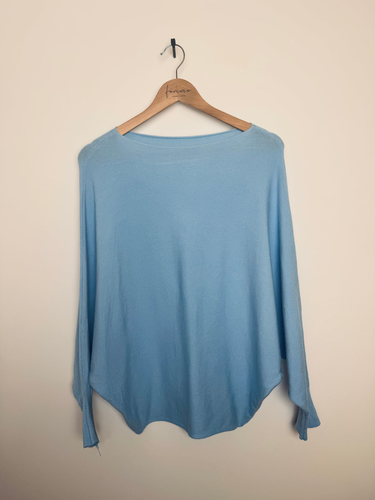 Pullover Schmetterling Sky Blue (one size)