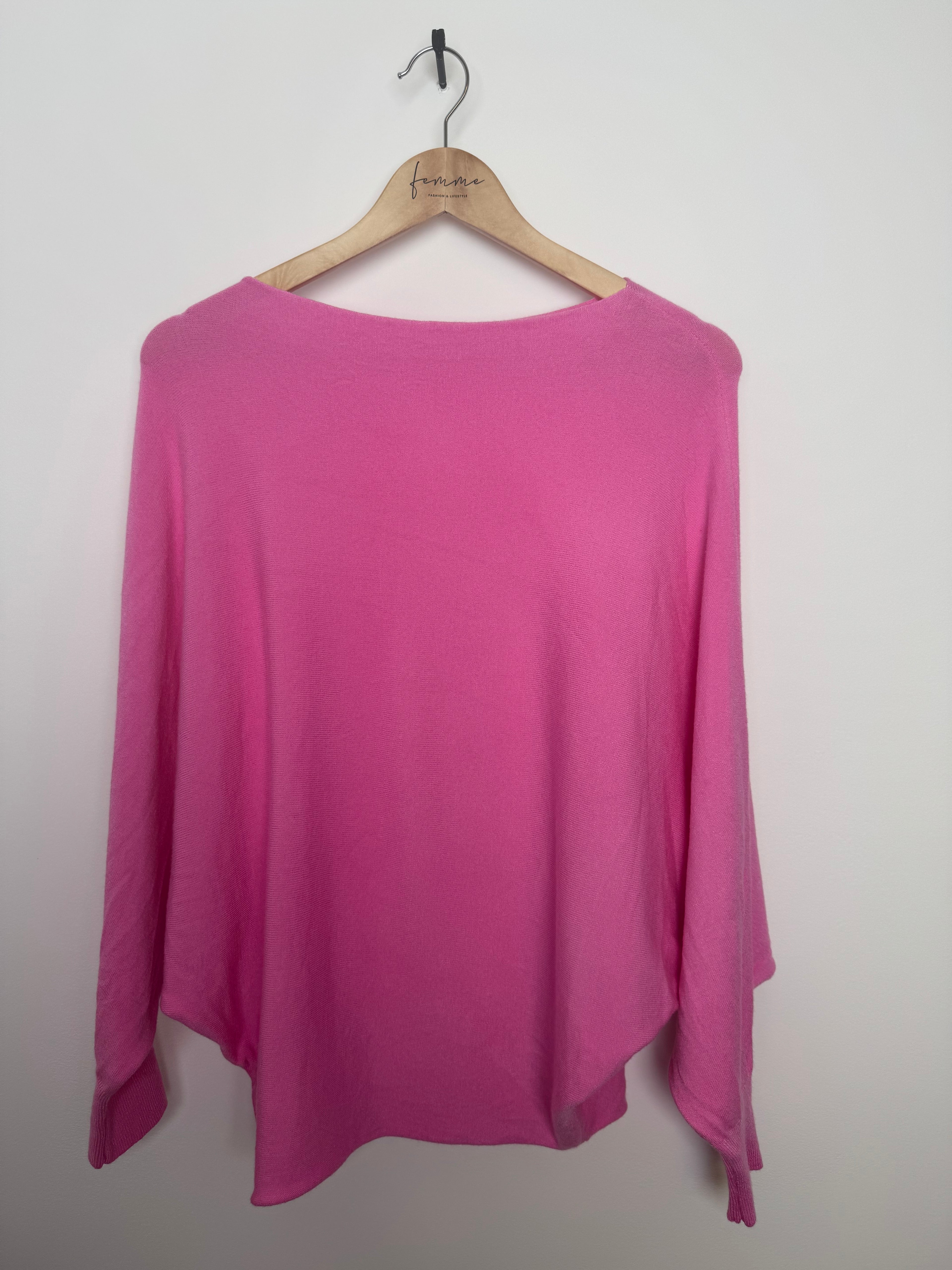 Pullover Schmetterling Rosa (one size)