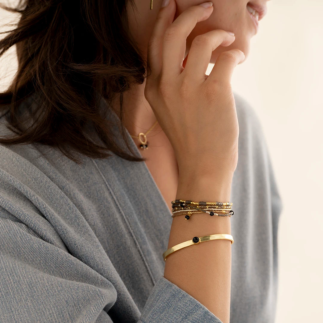 Gevoelige Zwarte Onyx Armband GP