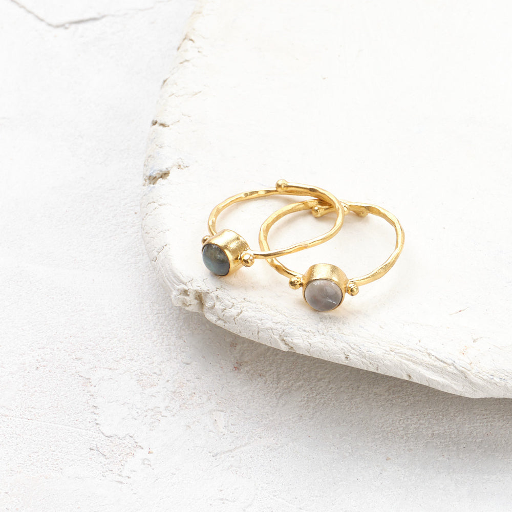 Getrouwe labradoriet ring GP