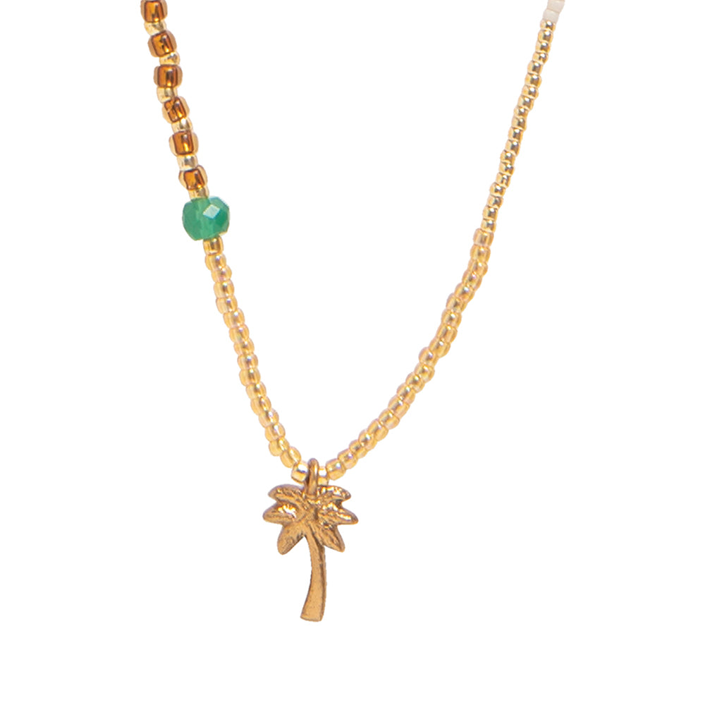 Avontuurlijke Aventurijn Goudkleurige Ketting
