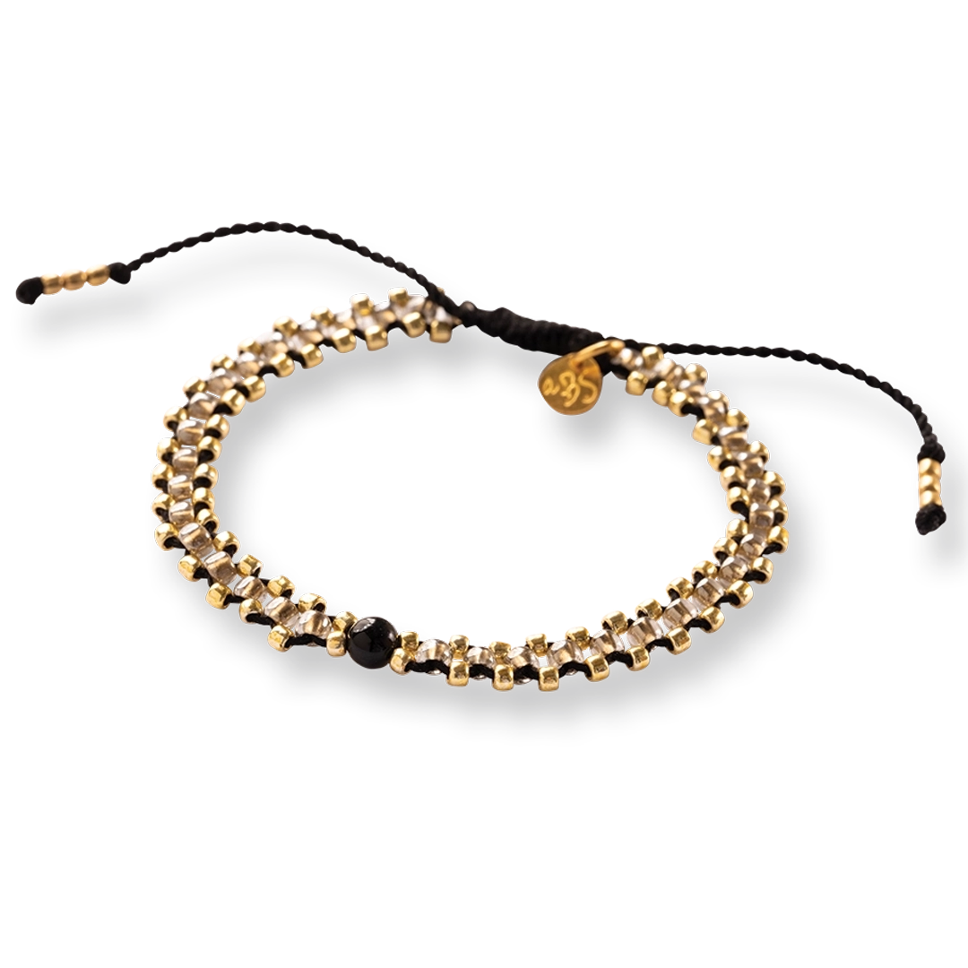 Eeuwige Zwarte Onyx Armband GC