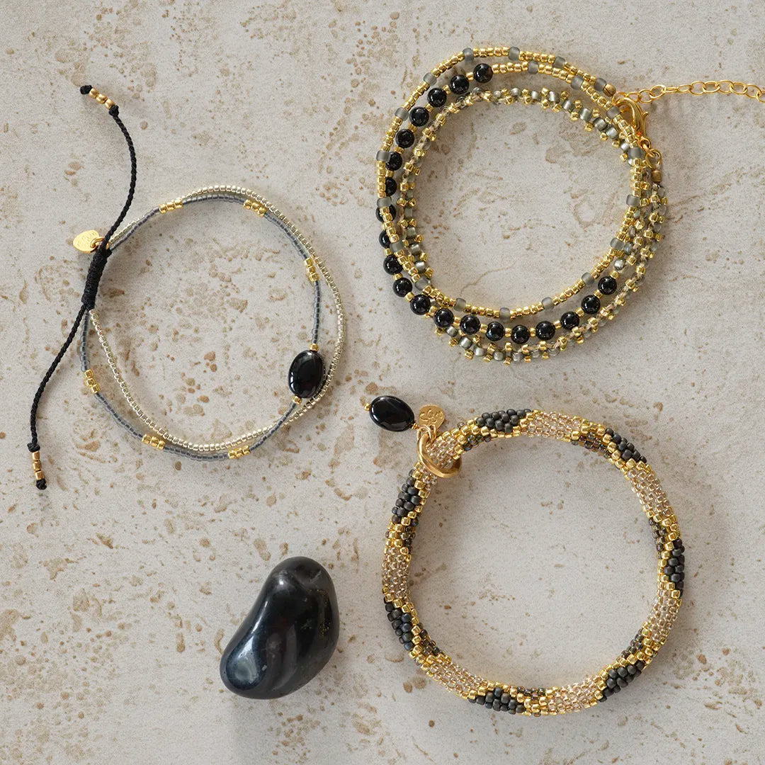 Advanced Zwarte Onyx Armband GC