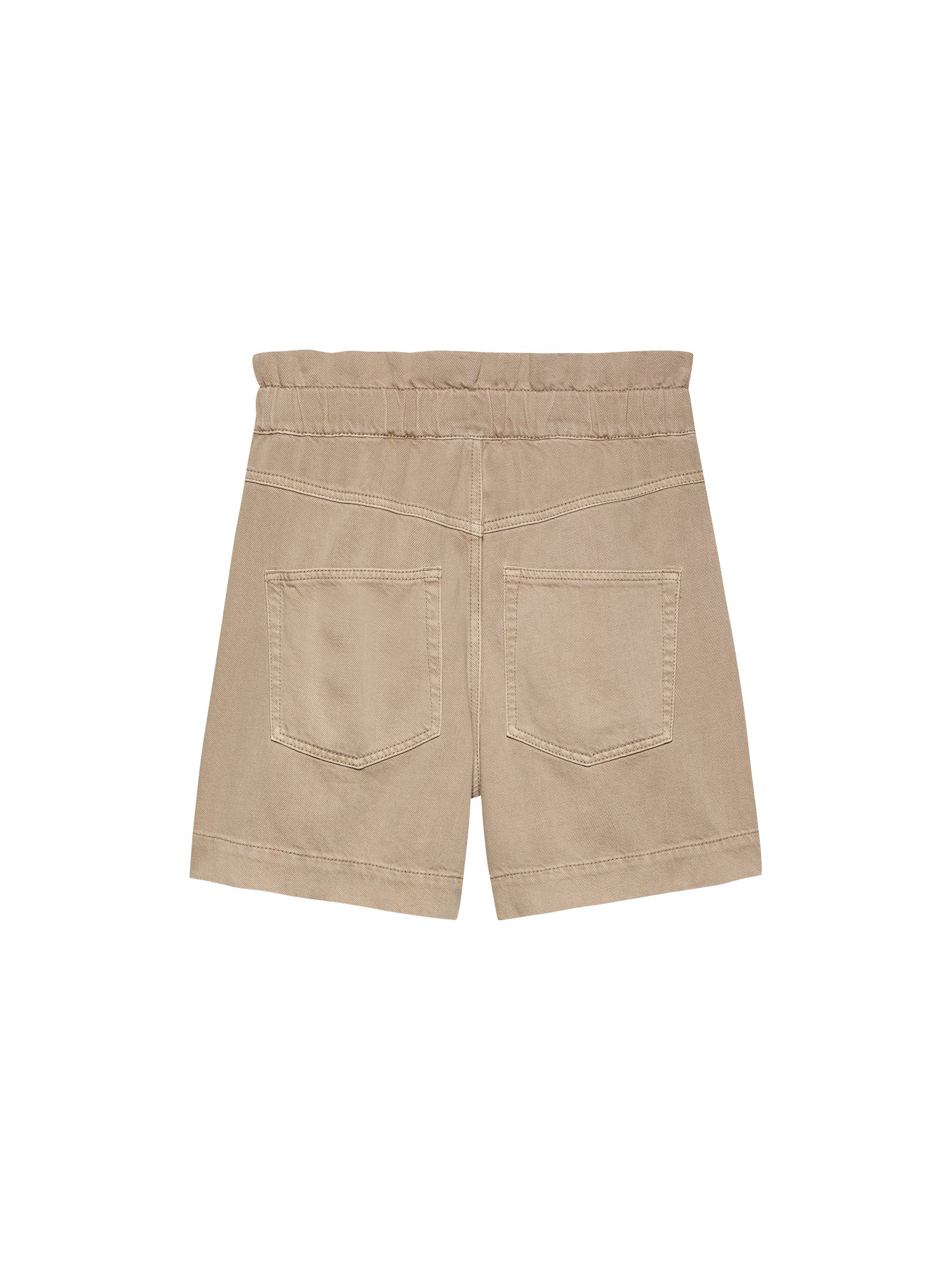 Fluid denim shorts Sesame