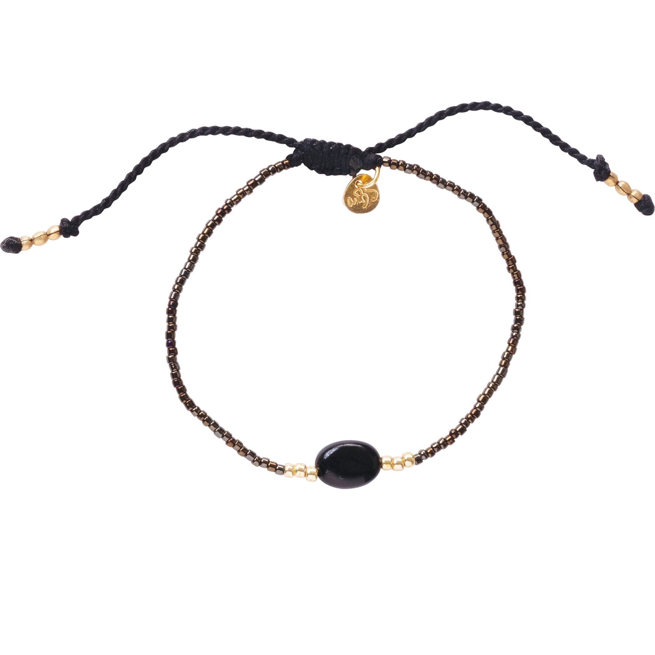 Cadeauset Confidence Zwarte Onyx Verguld