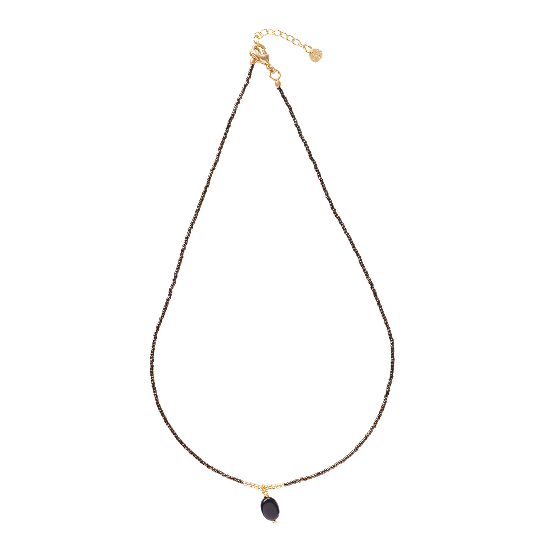 Cadeauset Confidence Zwarte Onyx Verguld