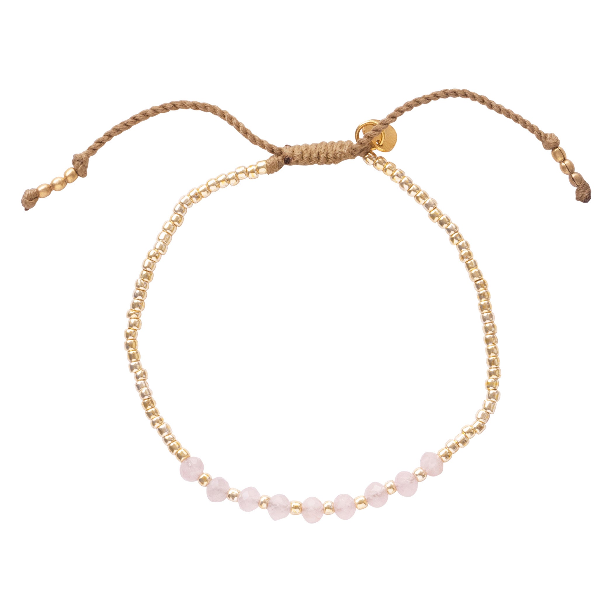 Cadeauset Liefde Rozenkwarts Verguld