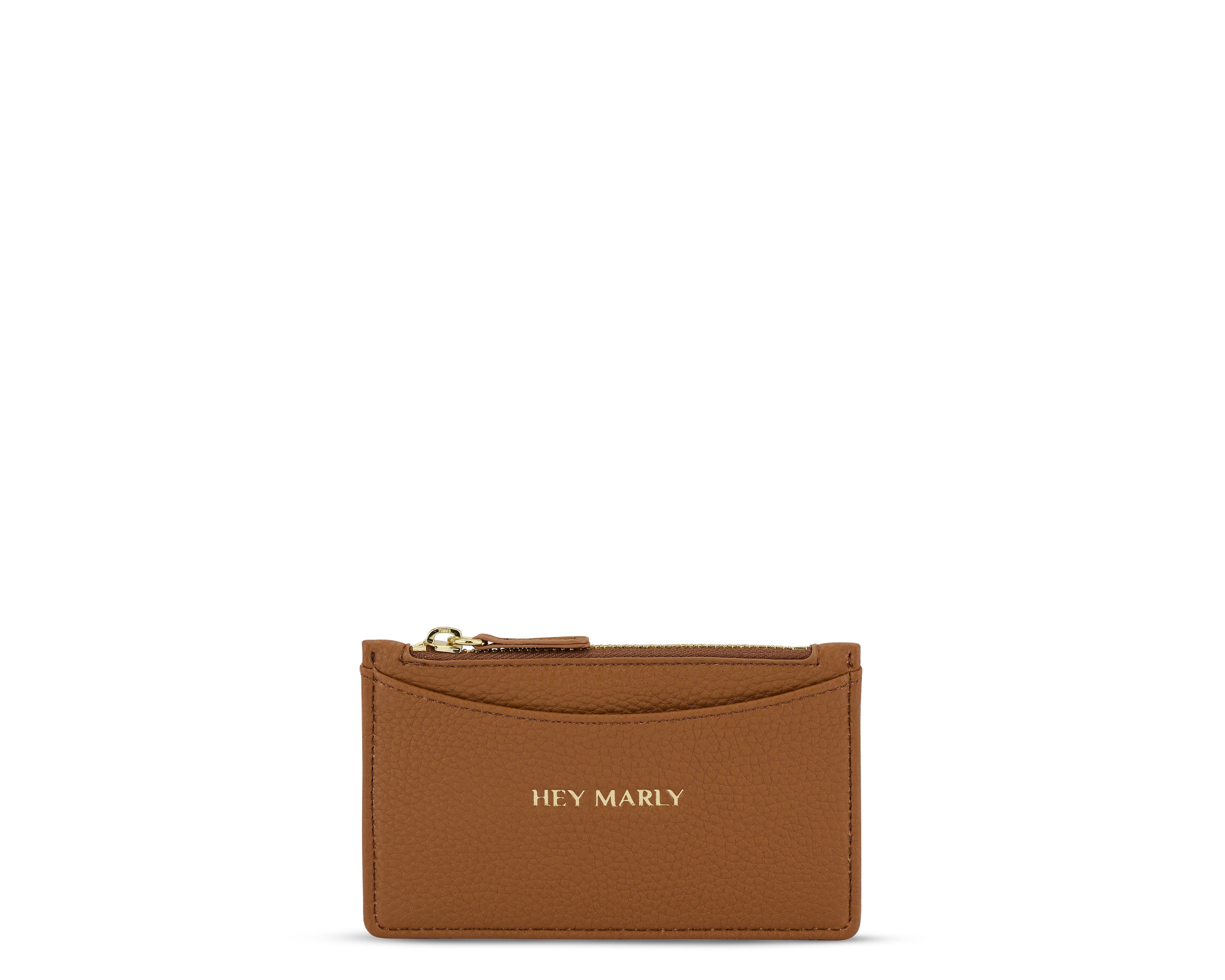 Card Coin Wallet - Cognac