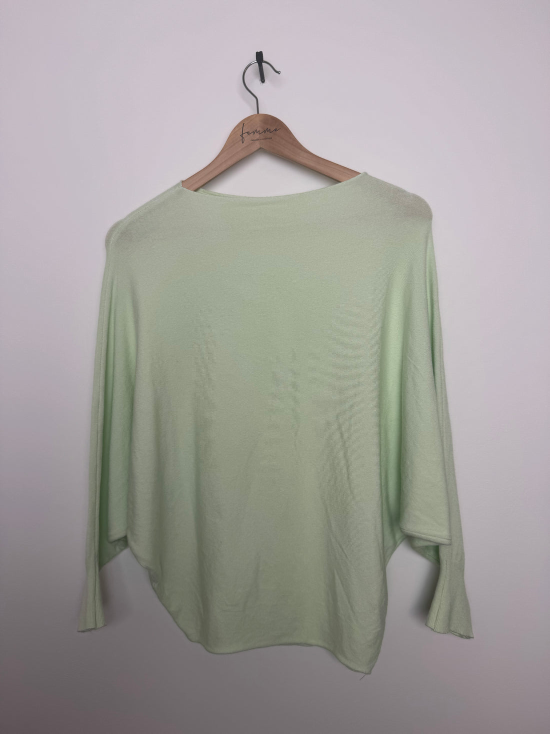 Pullover Schmetterling Mint (one size)
