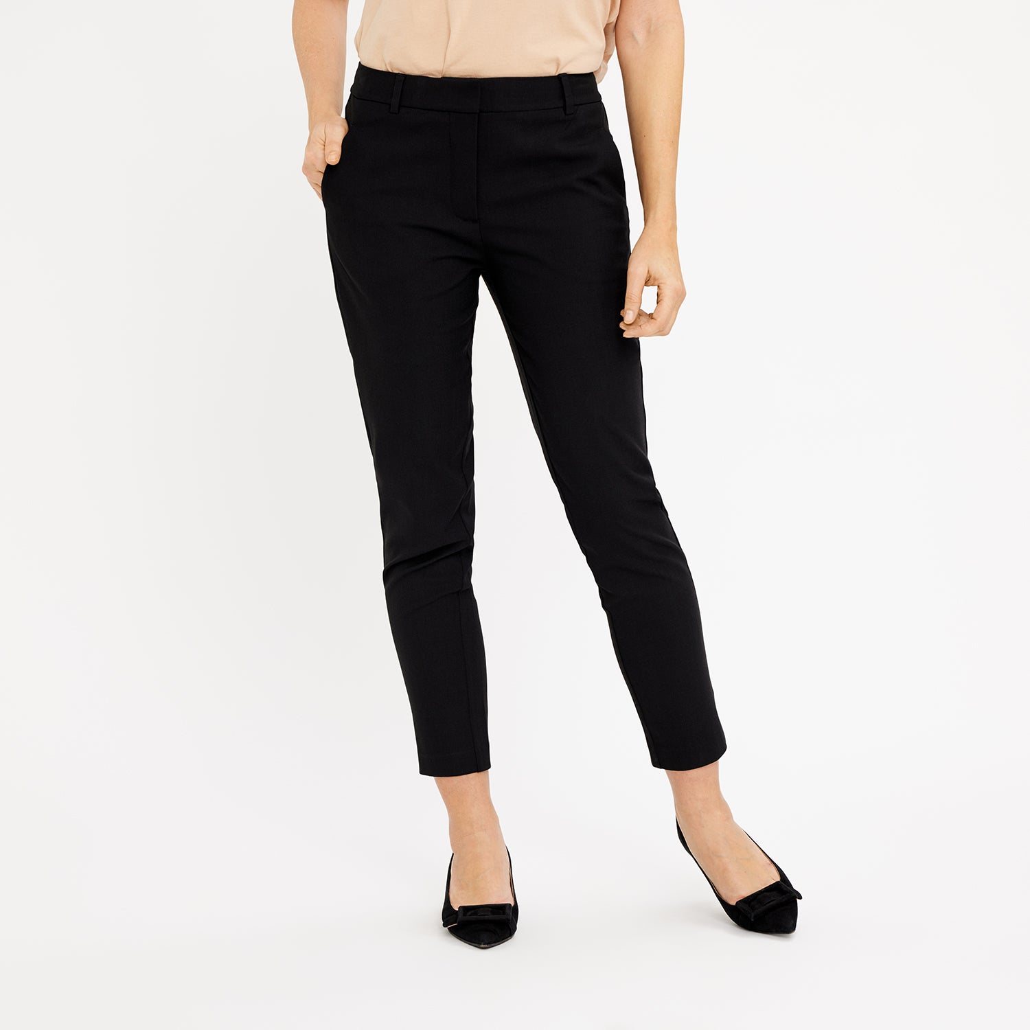 Broek Kylie Crop Black