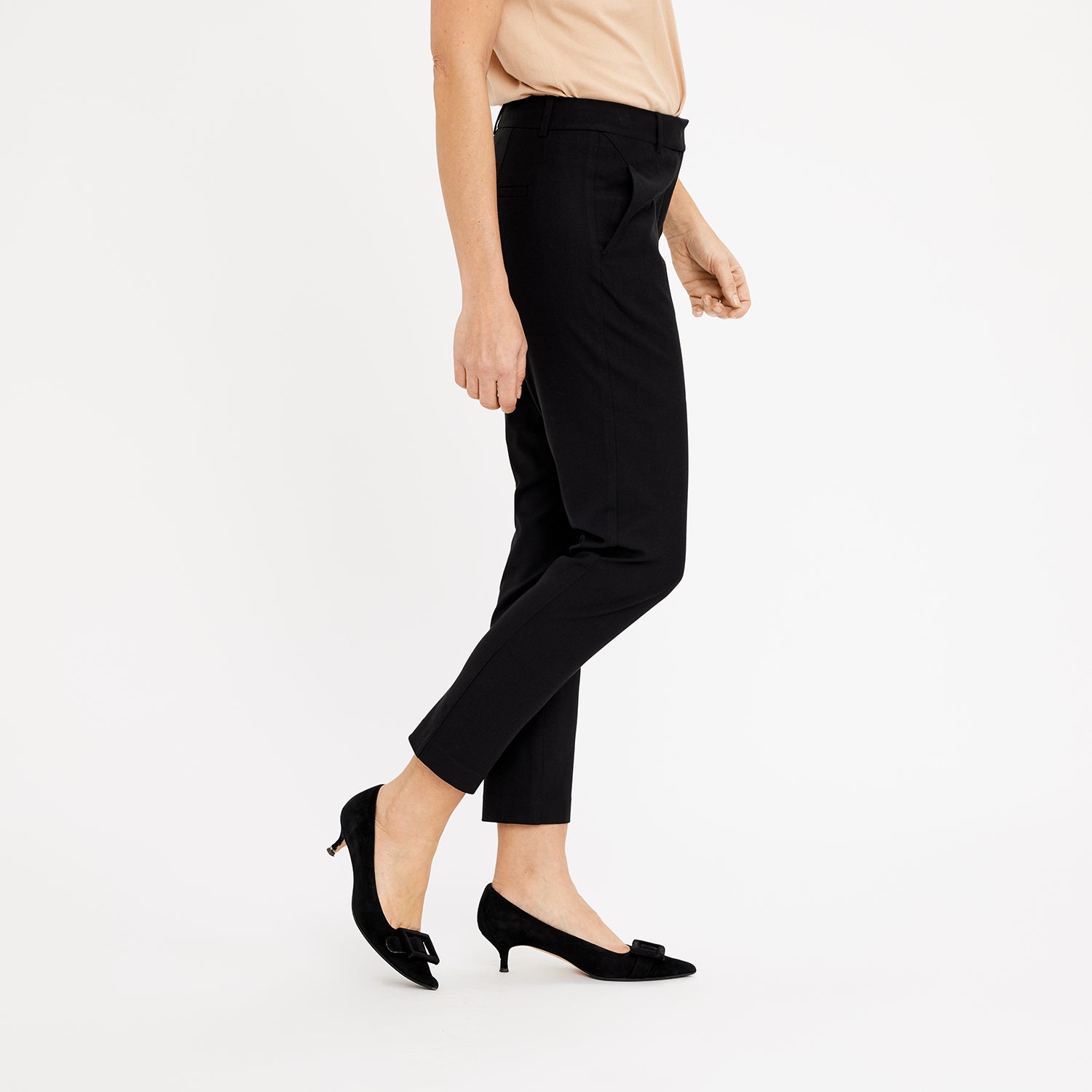 Broek Kylie Crop Black
