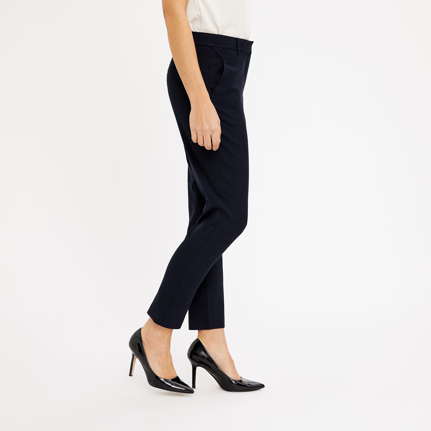 Broek Kylie Crop Midnight