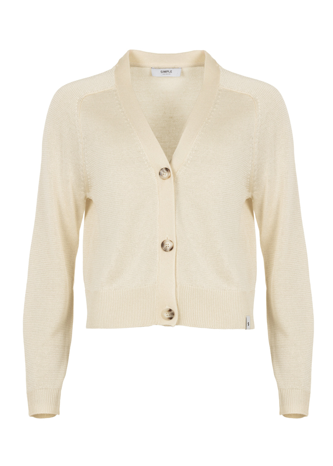 Knit- Cardigan Rome Lux Egret