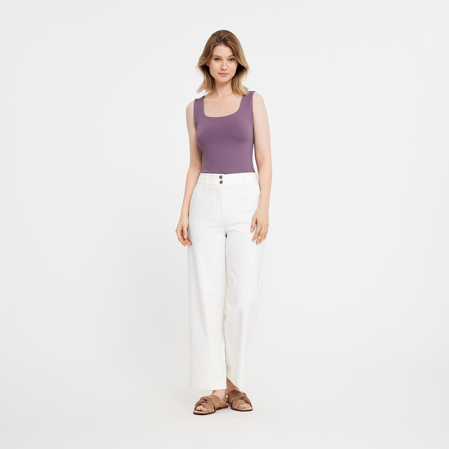 Broek SophiaFV Ankle Crème