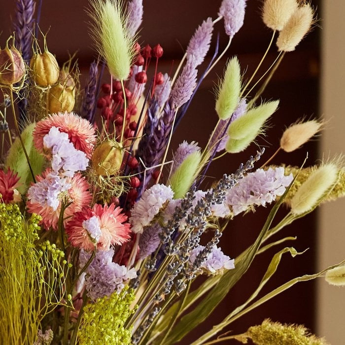 Droogbloemen - Veldboeket Purple Dusk (groot)