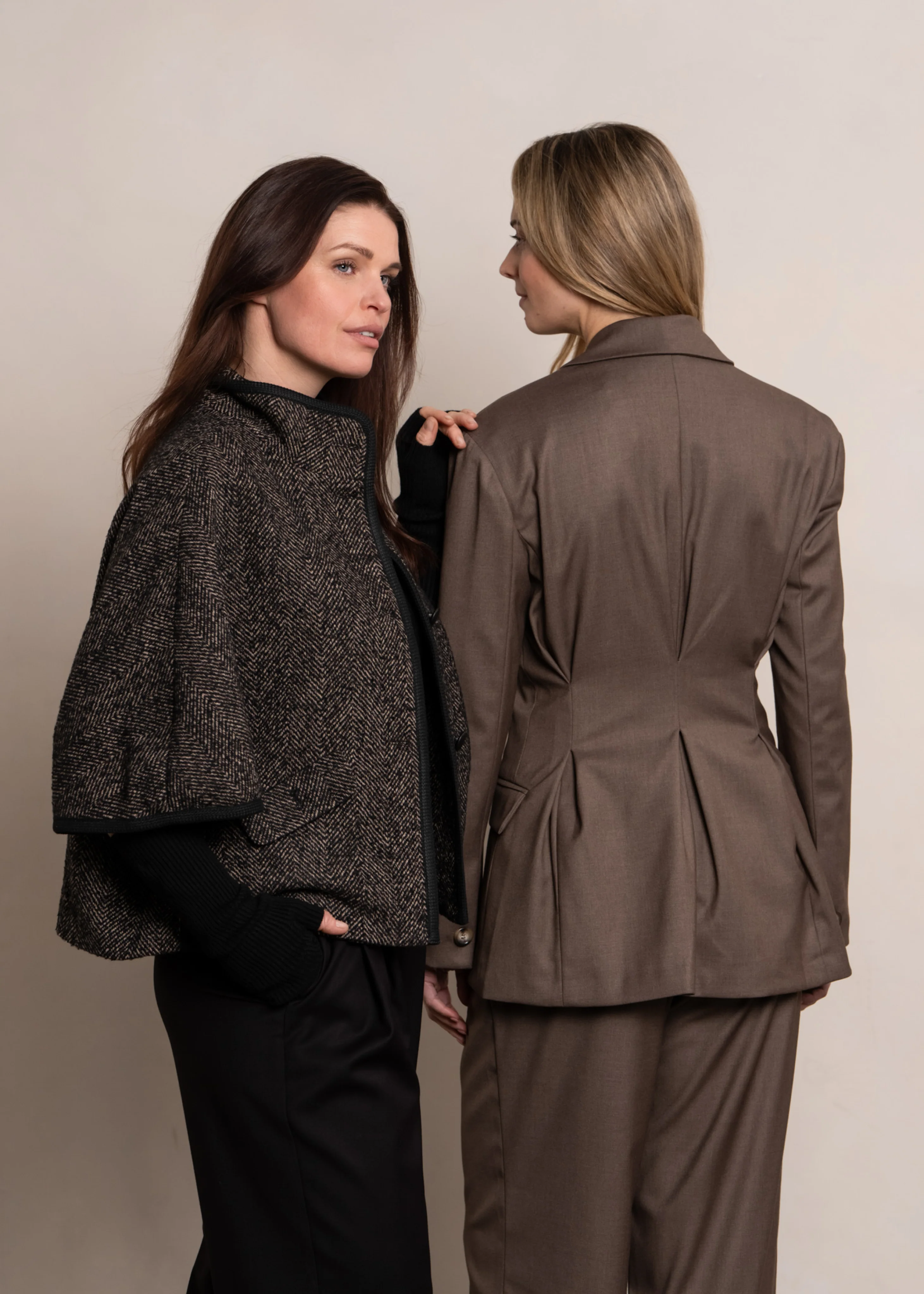 Cape Betty Cacao Herringbone