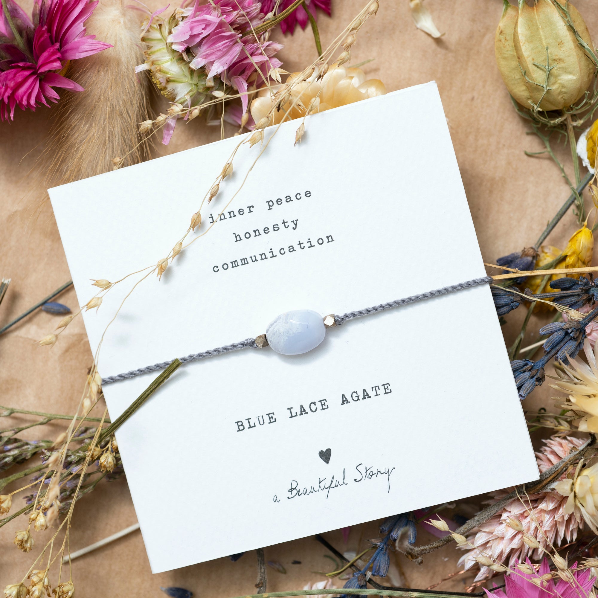 Edelsteenkaart Blue Lace