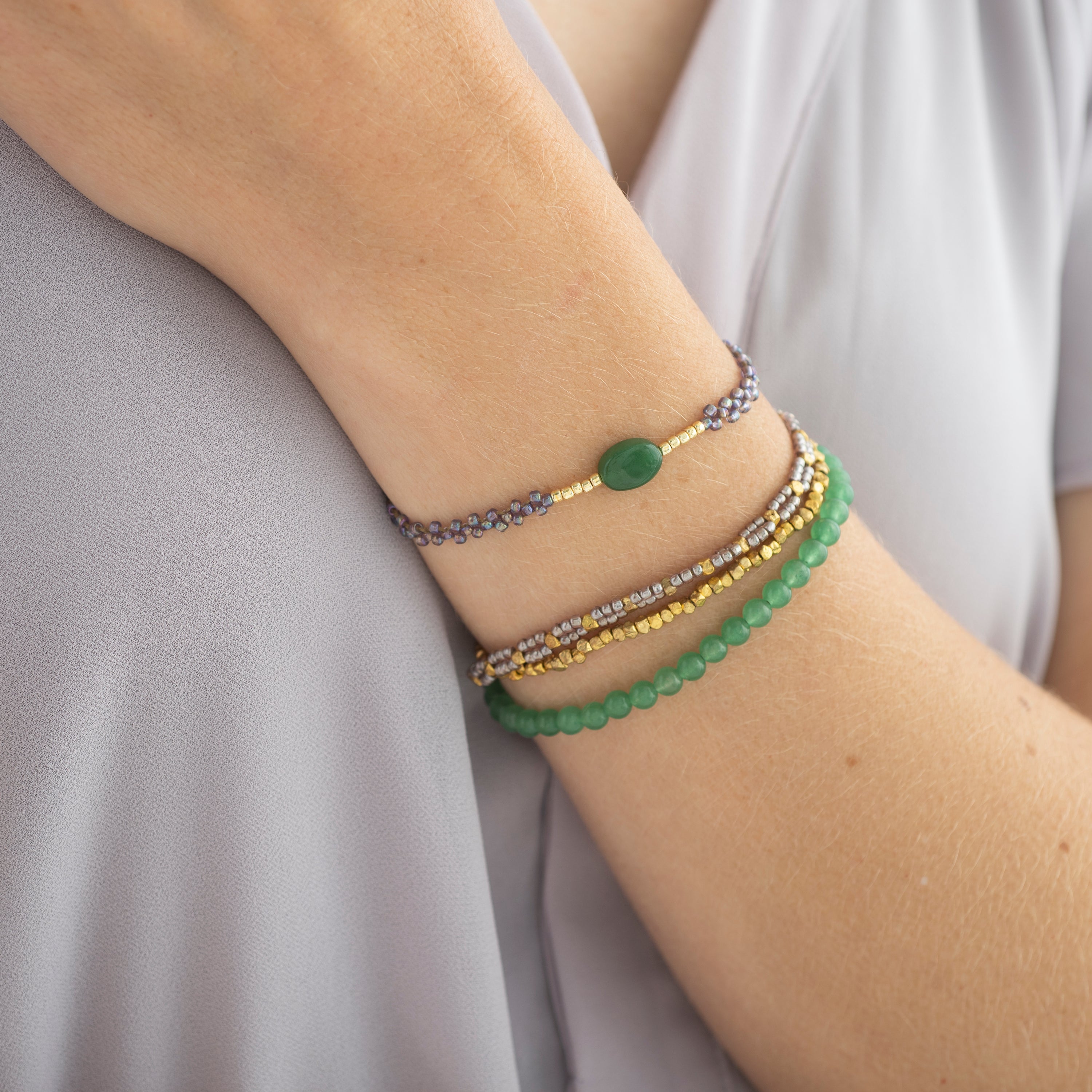 Liefdevolle Aventurijn GC Armband