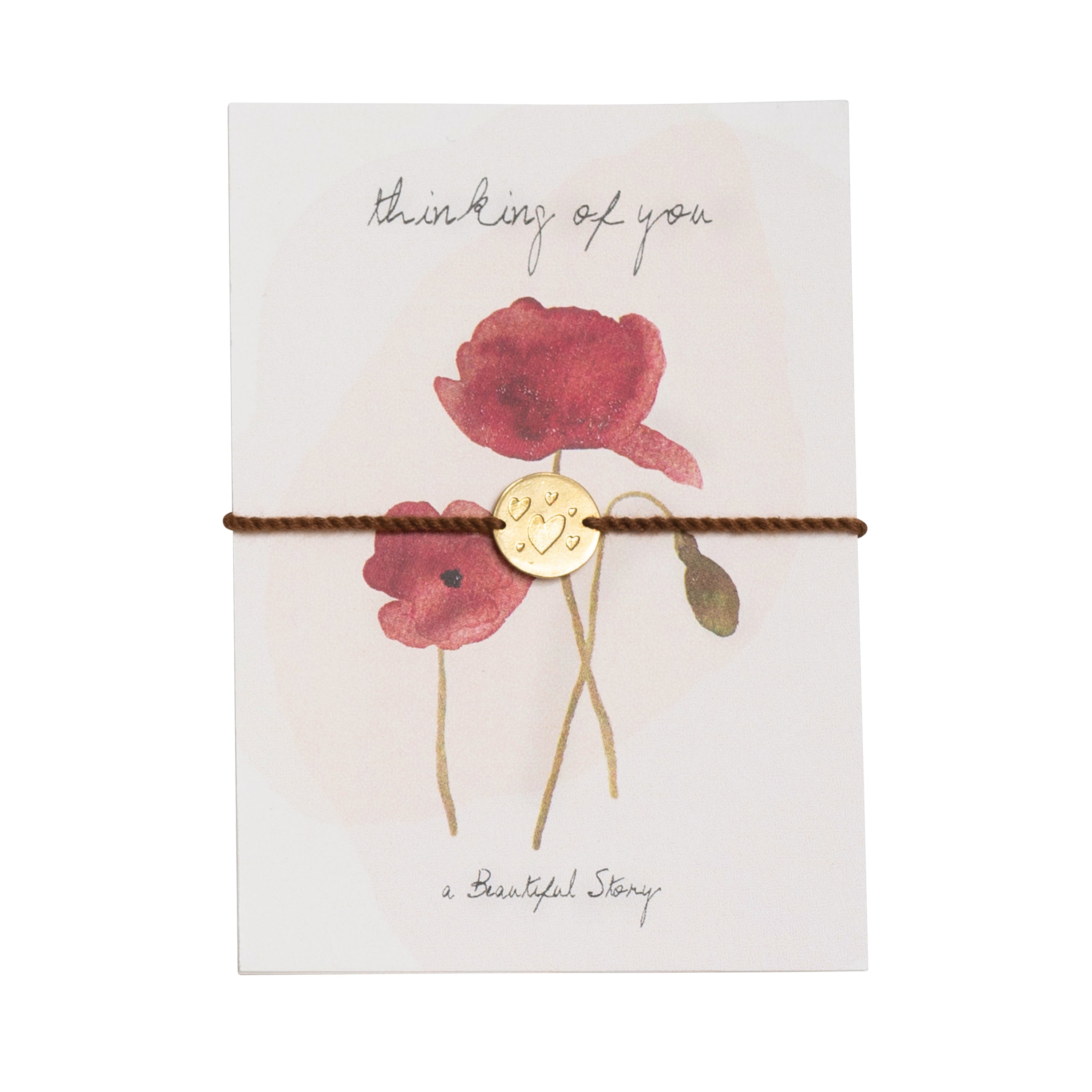 Sieraden ansichtkaart Poppy