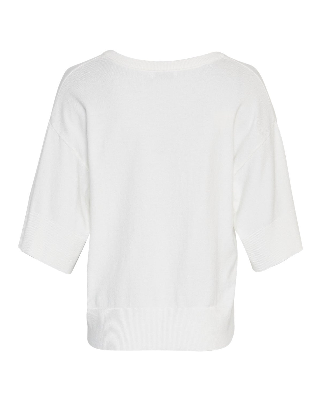 MSCHEslina Rachelle 2/4 V Neck Pullover Egret