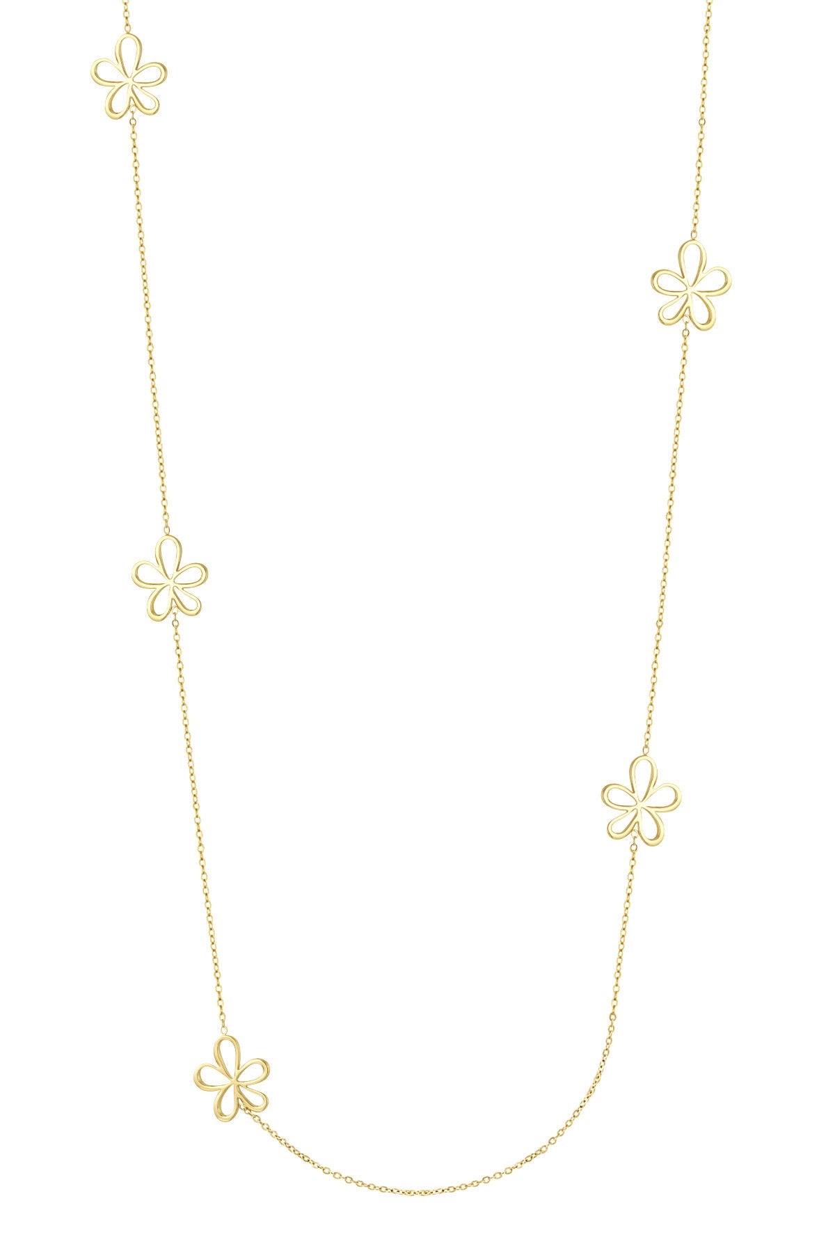 Lange Blumen Kette